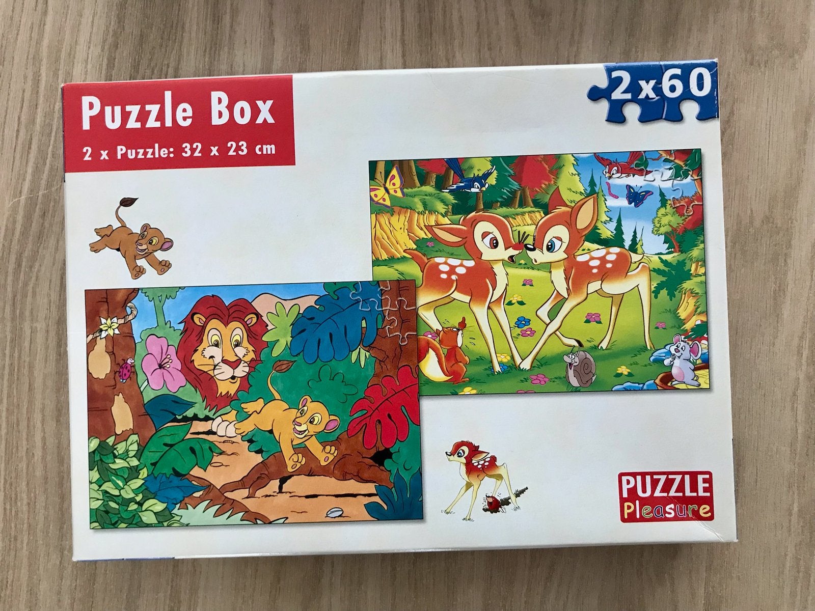 Puzzels 2 x 60 stukjes, Ophalen of Verzenden, Zo goed als nieuw