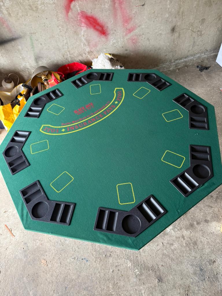 Pokertafel inklapbaar, Vijf spelers of meer, Ophalen, Zo goed als nieuw