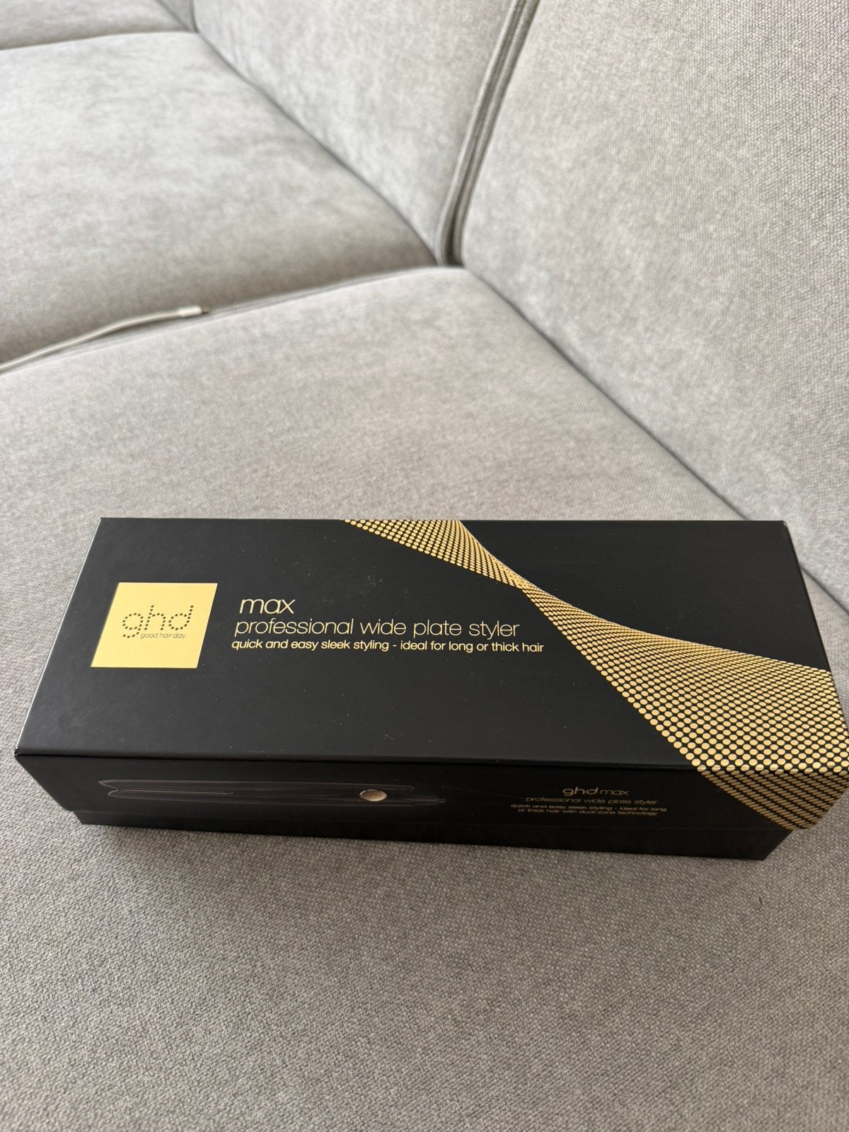GHD Max professional wide plate styler, Ophalen of Verzenden, Zo goed als nieuw, Krultang of Stijltang