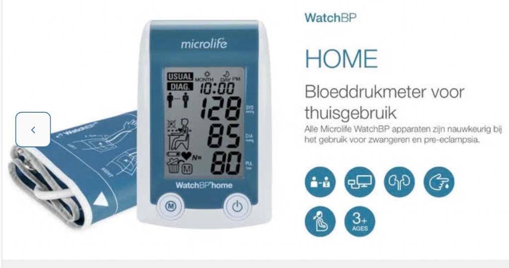 Bloeddrukmeter Microlife WatchBP Home AFIB, Ophalen, Nieuw, Lichaamsverzorging