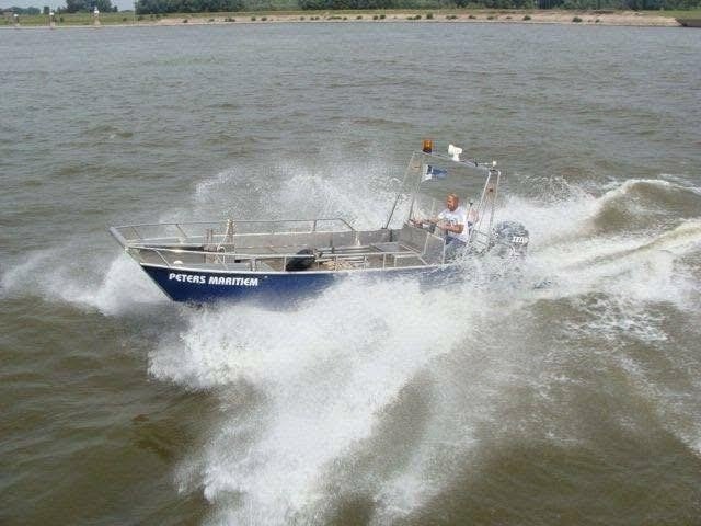 Aluminium boot met Selva 150PK, Visboot, Ophalen, Boegschroef