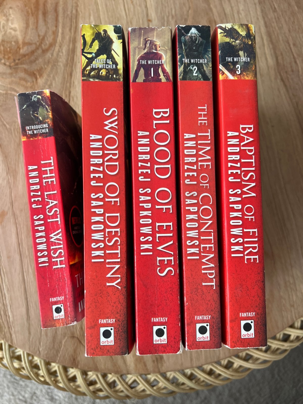 The Witcher Boekenreeks - Engels (5 delen), Boeken, Ophalen of Verzenden, Gelezen
