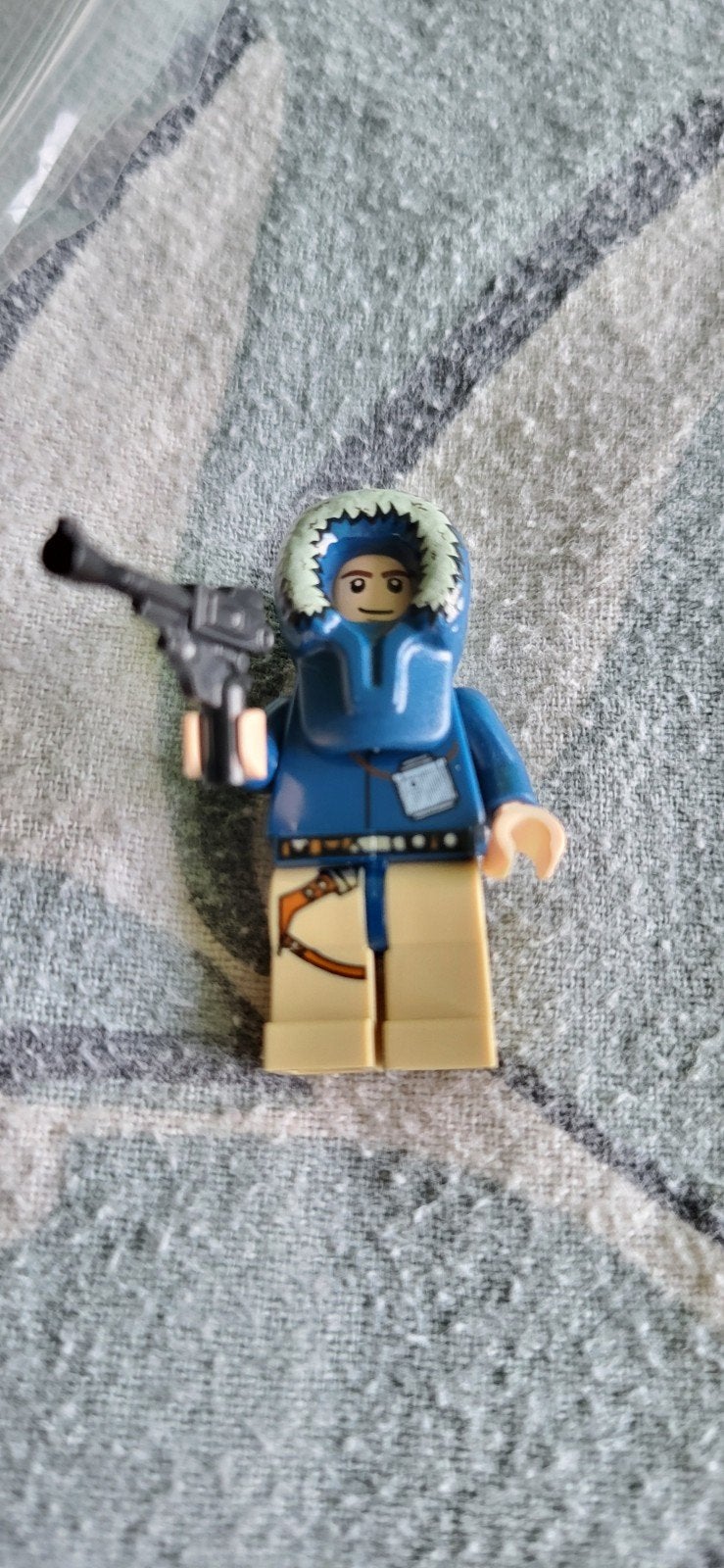 Lego Star Wars Han Solo Hoth Minifiguur met Blaster, Compleet, Star Wars, Lego, Ophalen of Verzenden