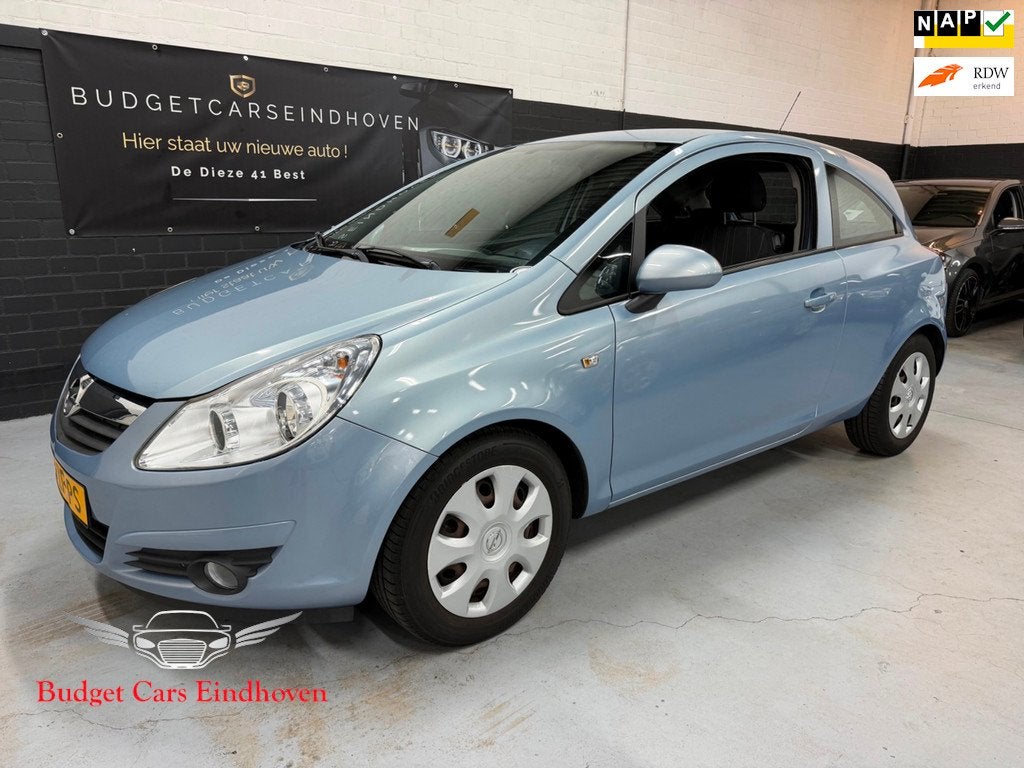 Opel Corsa 1.4-16V Enjoy Nap/Airco/APK 04-2027!, Auto's, Opel, Voorwielaandrijving, Stof, Gebruikt, 4 cilinders