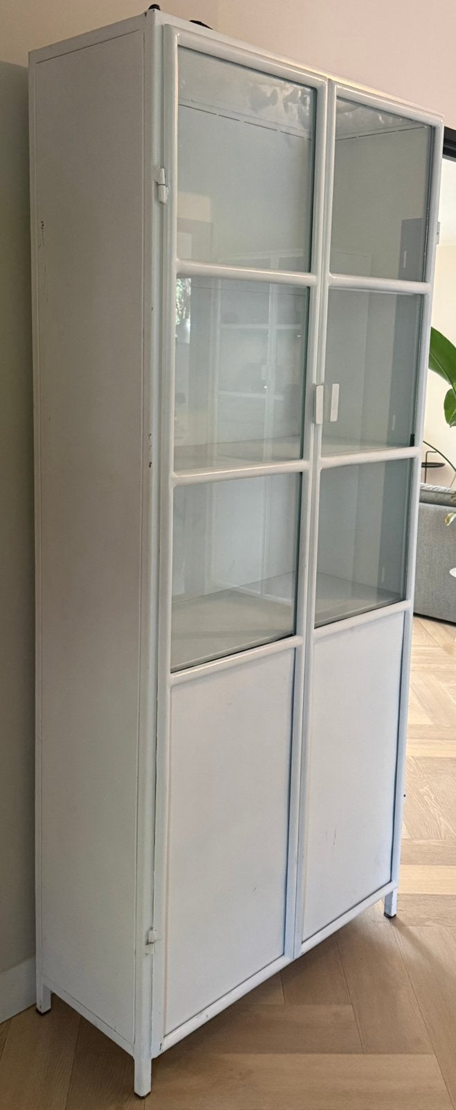 Stalen kast wit, Ophalen, 200 cm of meer, 50 tot 100 cm, Metaal