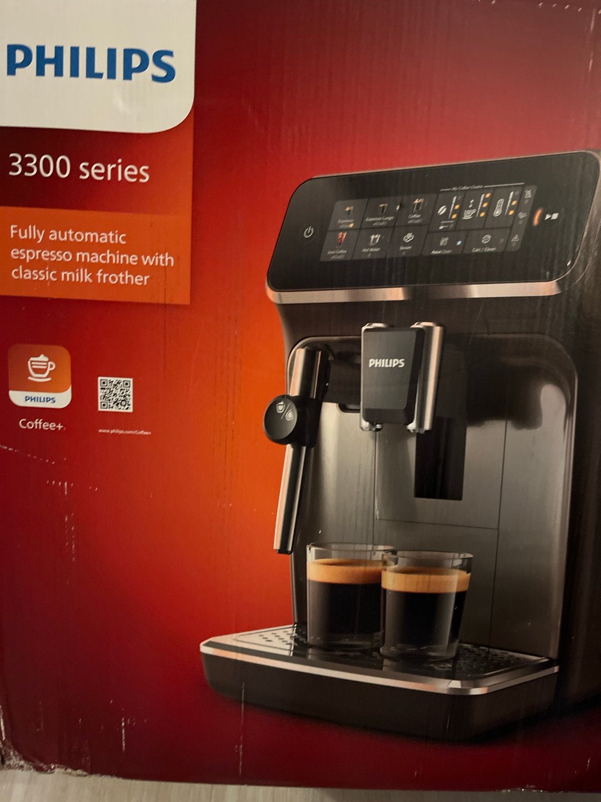 Nieuw in doos, koffie/espresso machine 6 programma’s, Witgoed en Apparatuur, Koffiezetapparaten, Espresso apparaat, Nieuw, 2 tot 4 kopjes