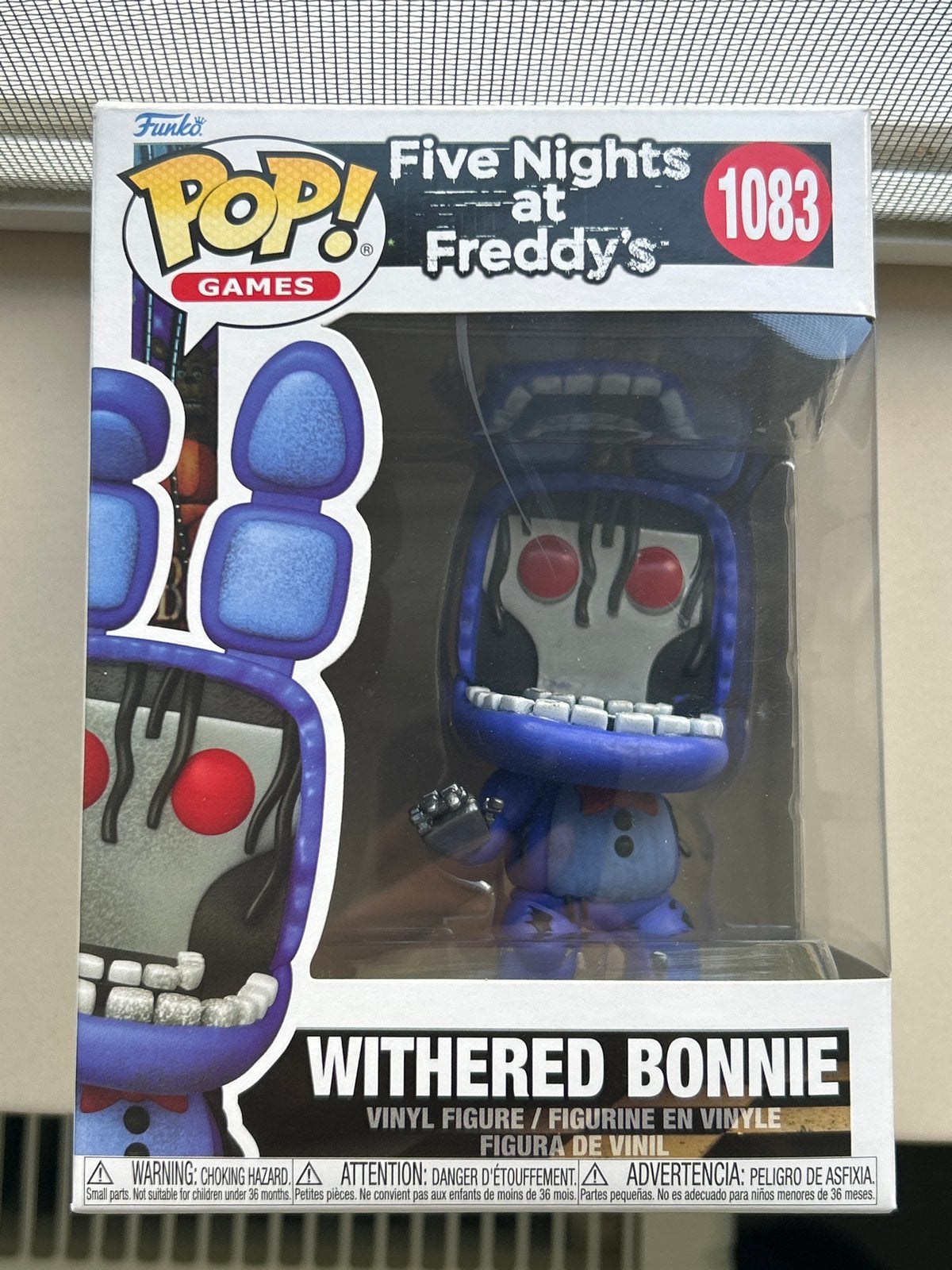 Funko Pop! Five Nights at Freddy's Withered Bonnie, Ophalen of Verzenden, Zo goed als nieuw