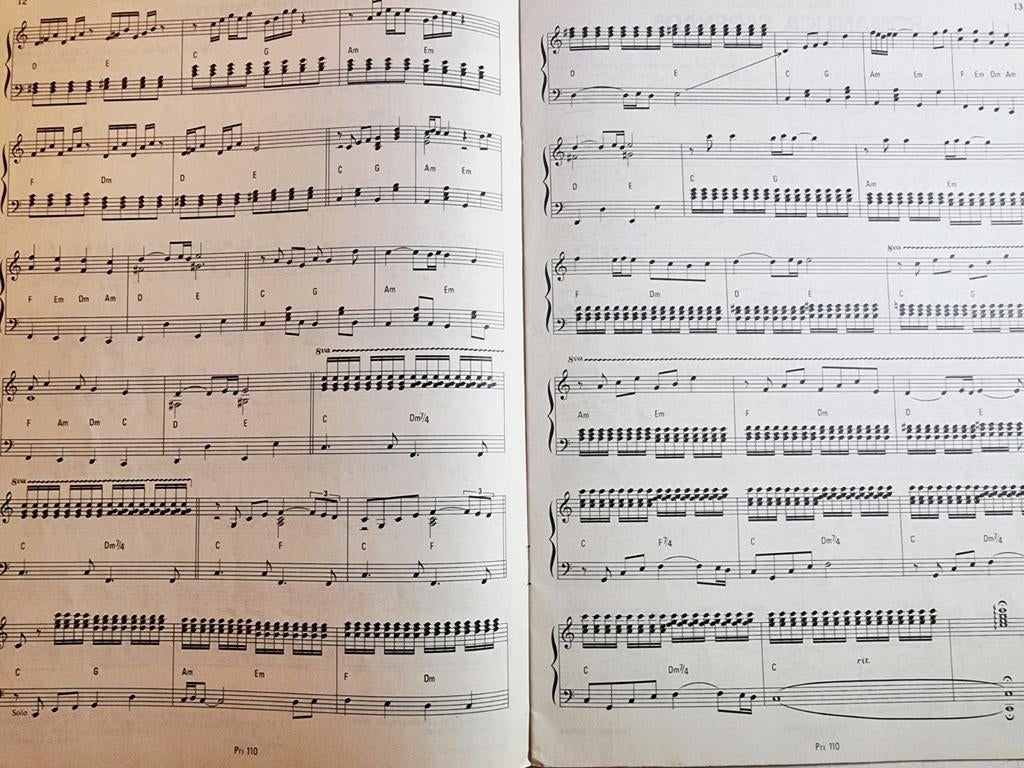 Richard Clayderman - Ballade pour Adeline bladmuziek, Gebruikt, Ophalen of Verzenden, Artiest of Componist, Piano