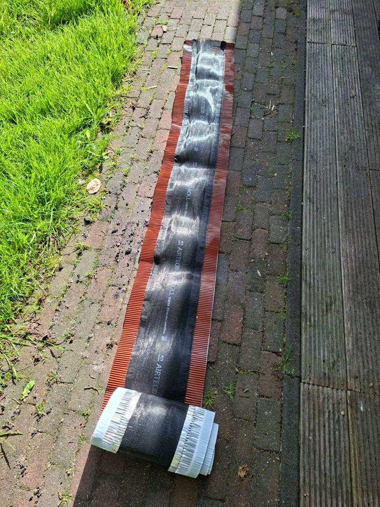 Ondernokvorst airtec duoroll, Doe-het-zelf en Verbouw, Dakpannen en Dakbedekking, Ophalen of Verzenden, Zwart, 15 m² of meer