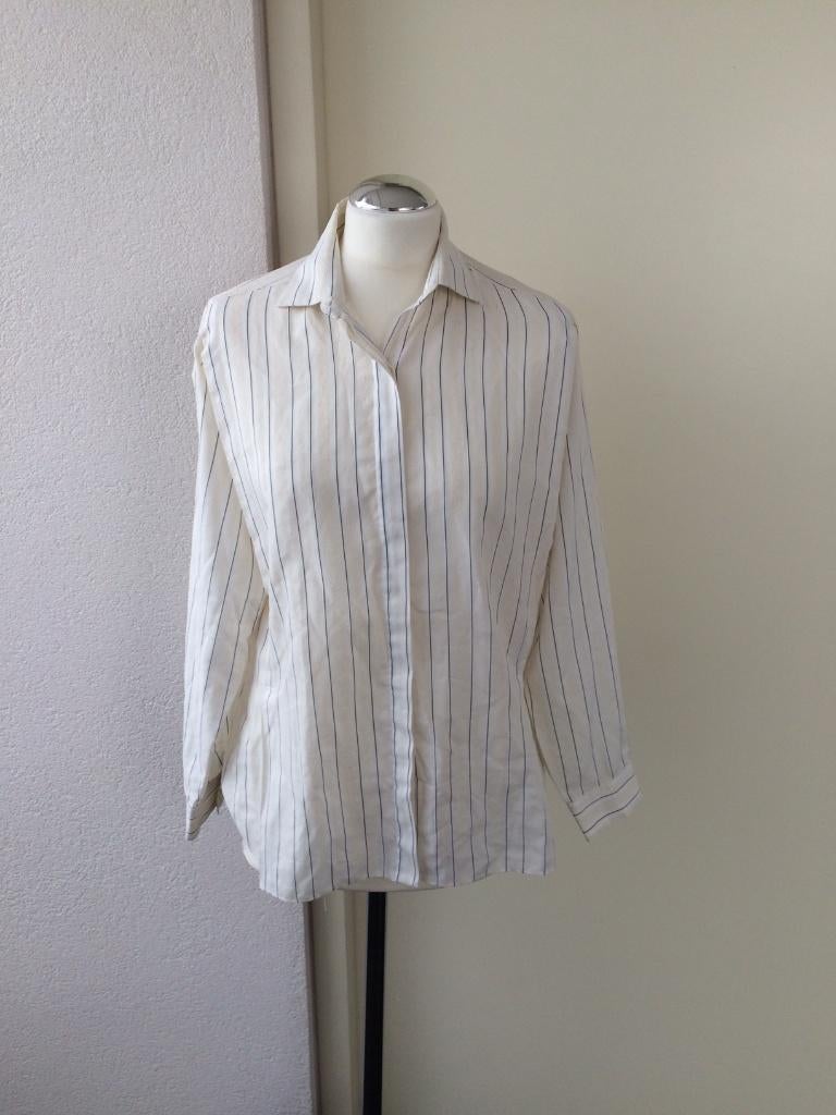 blouse 38/40 Creation Hammerle  ZGAN  perfecte staat, Kleding | Dames, Maat 38/40 (M), Creation Hammerle, Wit, Ophalen of Verzenden