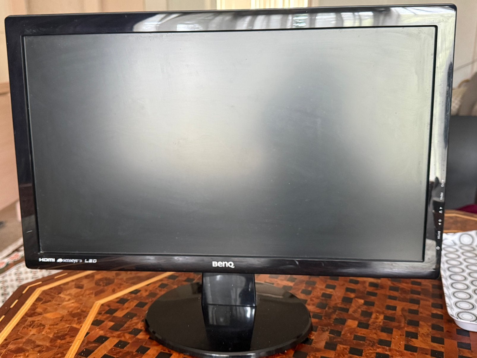 BenQ 22 inch Full HD monitor (GL2250HM) – goede staat, Ophalen, Full HD, Zo goed als nieuw, VGA