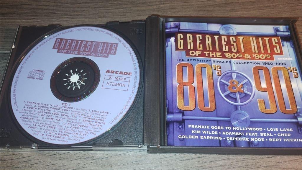 Greatest Hits Of The 80's & 90's [2 CD], Cd's en Dvd's, Cd's | Verzamelalbums, Ophalen of Verzenden, Zo goed als nieuw, Pop