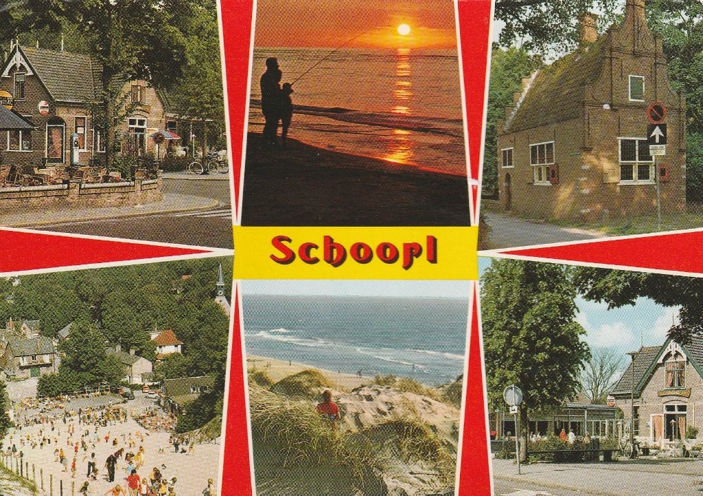 SCHOORL Restaurant Avond Klimduin Raadhuis, Verzenden, 1960 tot 1980, Gelopen, Noord-Holland