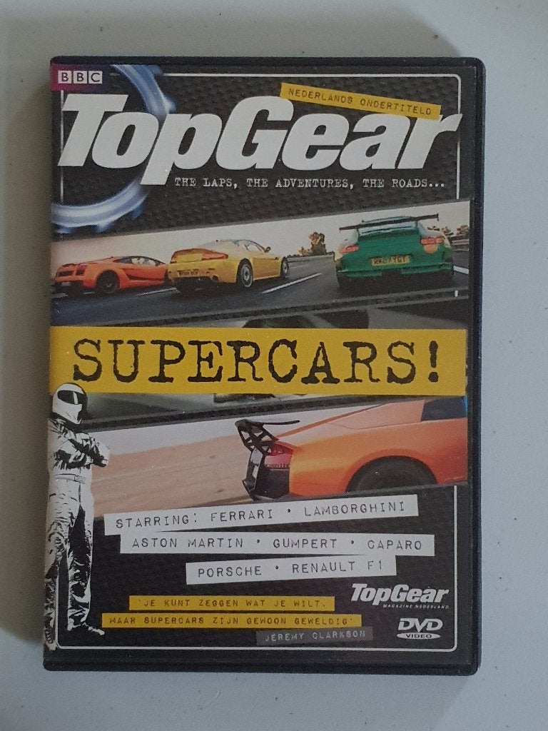 Top Gear Supercars DVD, Cd's en Dvd's, Dvd's | Tv en Series, Alle leeftijden, Ophalen of Verzenden, Gebruikt, Non-fictie