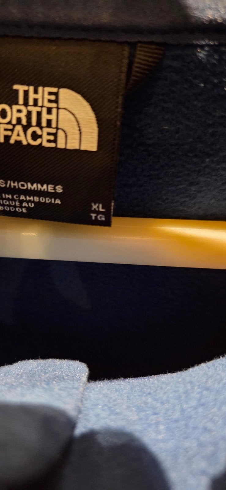 The North Face Fleece Trui Heren - Maat XL, Kleding | Heren, Blauw, Maat 56/58 (XL), Ophalen of Verzenden, Zo goed als nieuw