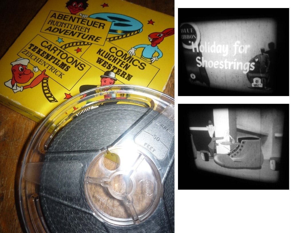 8mm film Shoemaker's Holiday - silent - zw/w 60mtr, Audio, Tv en Foto, Filmrollen, 8mm film, Ophalen of Verzenden