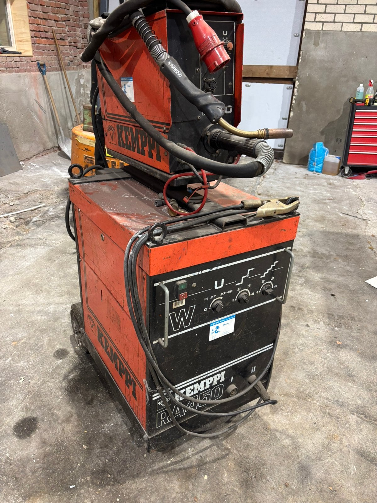 Kemppi RA450 lasapparaat, Ophalen, Gebruikt, 250 ampère of meer, Co2