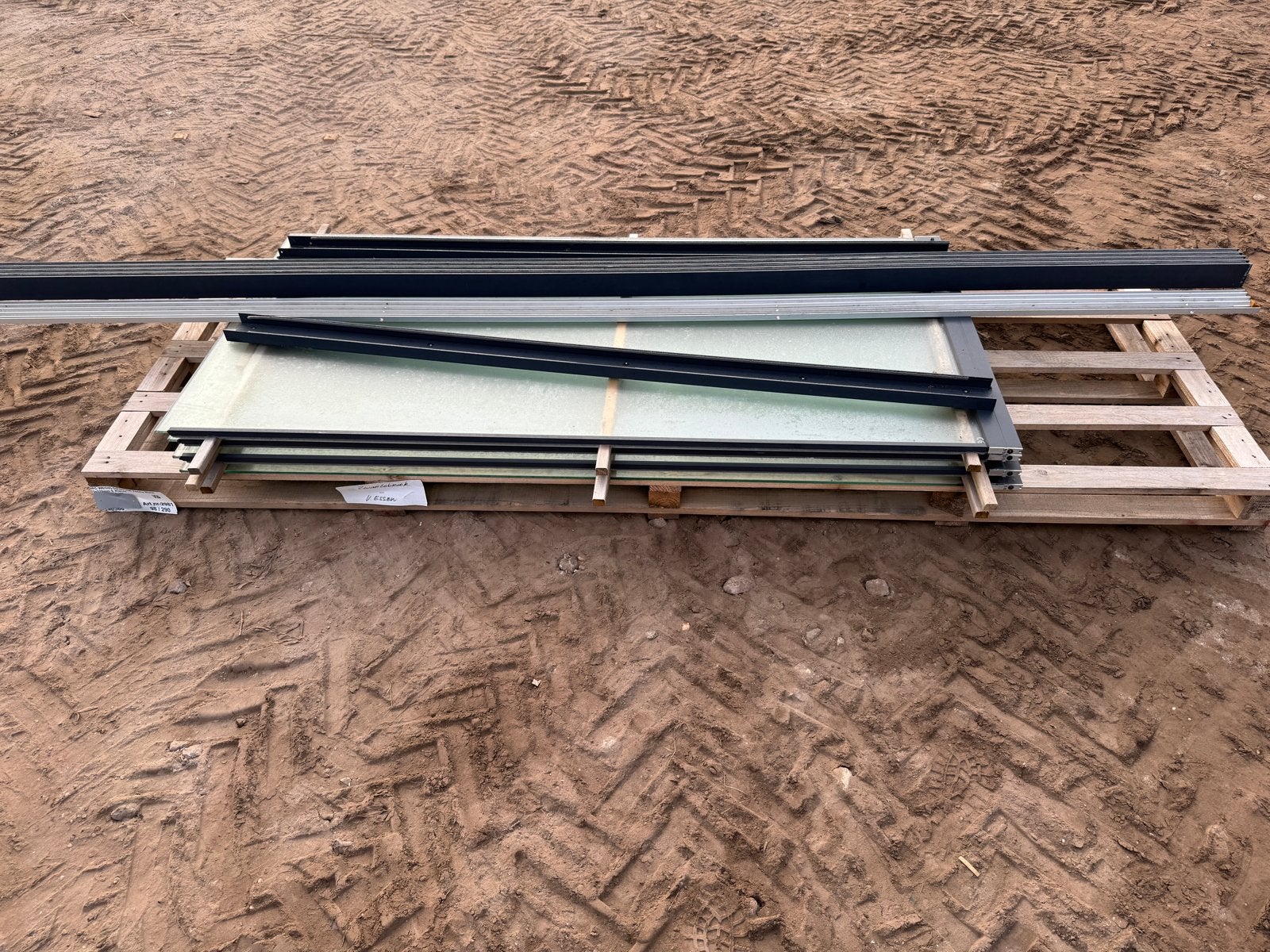4 Glazen Schuifwanden - Ideaal voor Veranda of Overkapping, Ophalen, 80 tot 120 cm, Overige typen, 160 cm of meer
