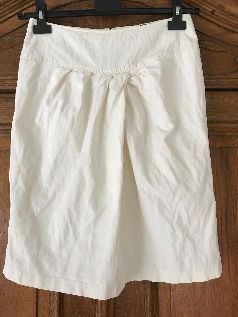 Van der Mark (Purdey): off-white grappig rokje maat S, Kleding | Dames, Verzenden, Wit, Van der Mark (Purdey), Zo goed als nieuw