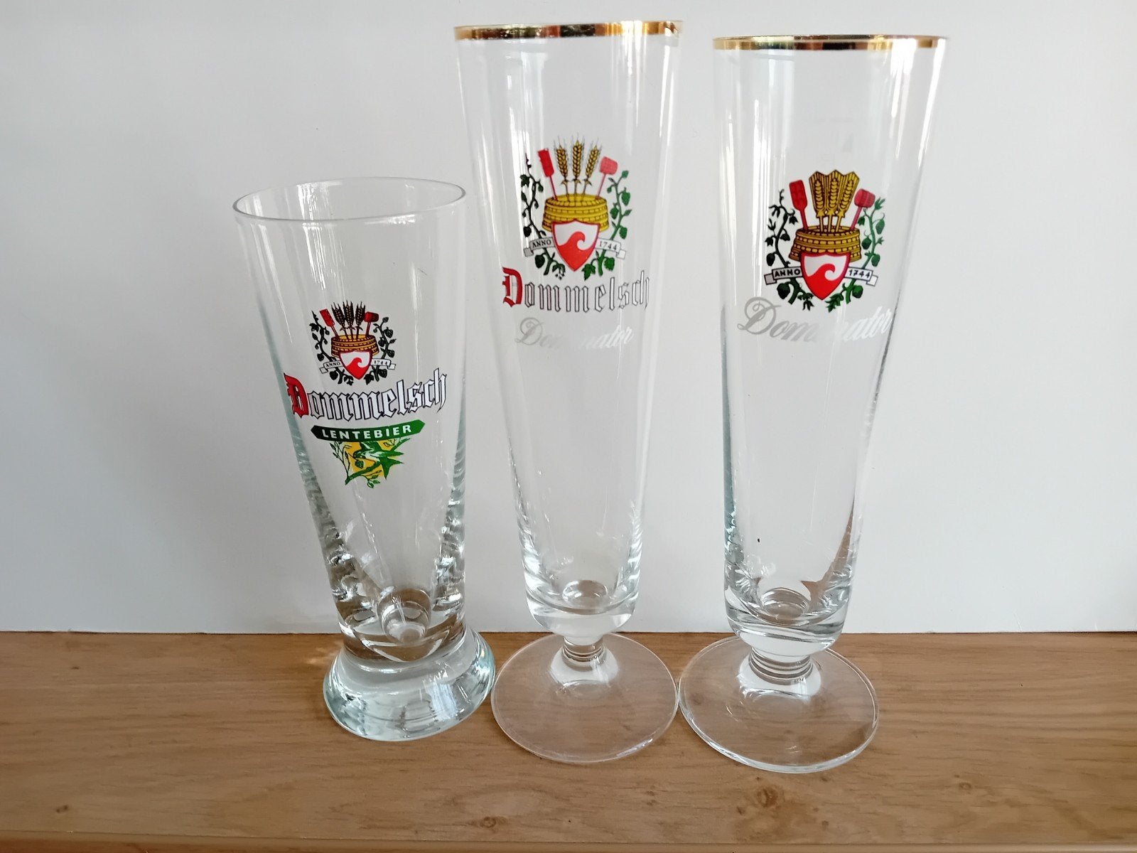 16 Dommelsch glazen, Ophalen of Verzenden, Zo goed als nieuw, Glas of Glazen, Overige merken