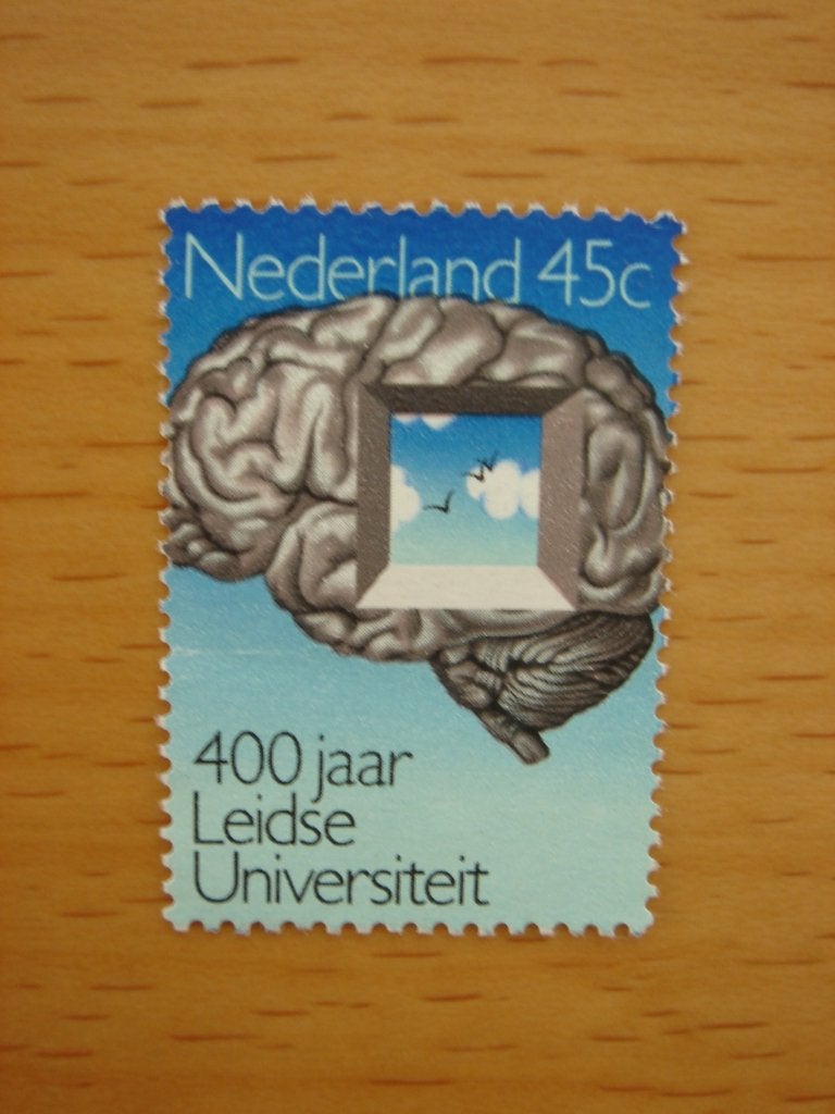 400 jaar Leidse Universiteit NVPH 1066     , Postzegels en Munten, Postzegels | Nederland, Ophalen of Verzenden, Na 1940, Gestempeld
