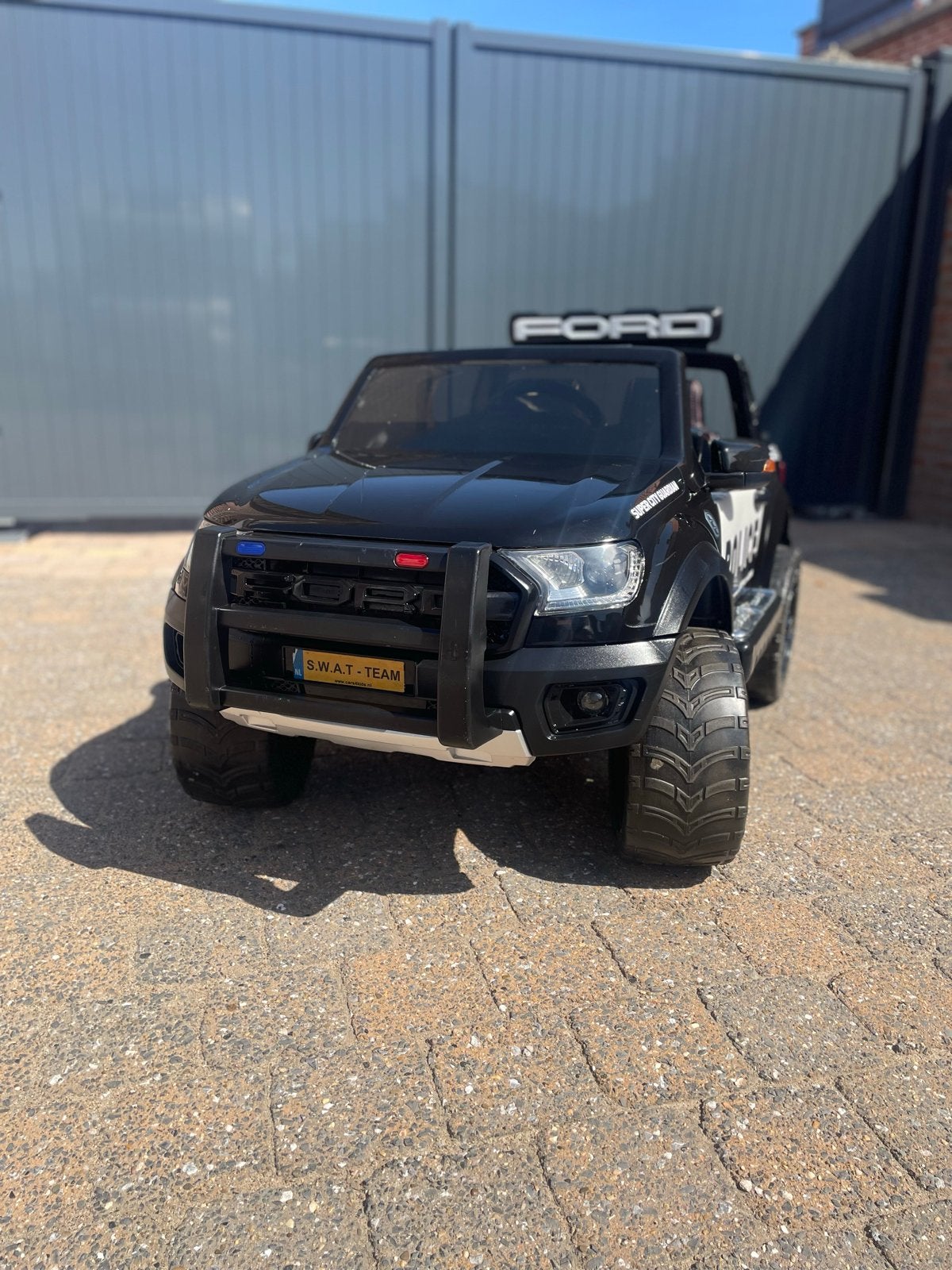 Ford Raptor Kinder Auto - Politie Uitvoering, Kinderen en Baby's, Speelgoed | Speelgoedvoertuigen, Ophalen, Gebruikt, Afstandsbediening