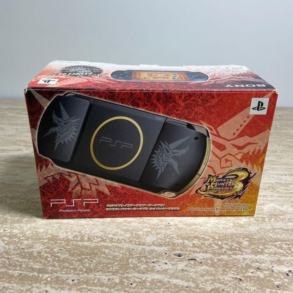 Sony PSP-3000 Monster Hunter Portable 3rd Limited Edition JP, Spelcomputers en Games, Ophalen of Verzenden, Zo goed als nieuw