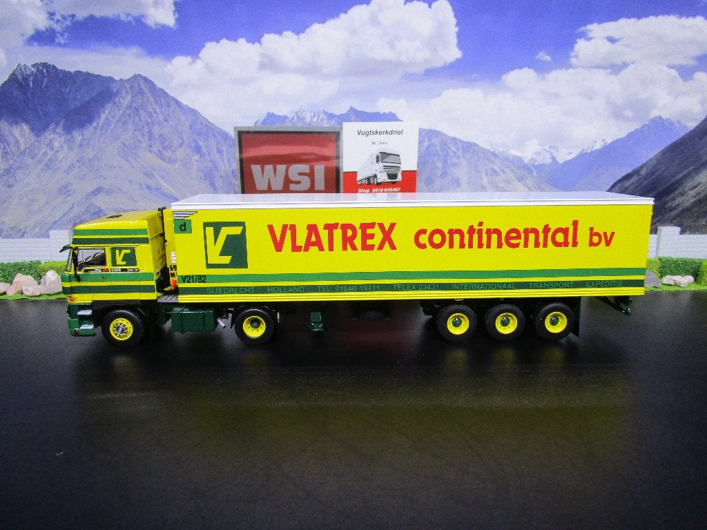 wsi 01-4393 daf 3300 space cab vlatrex continental bv, Hobby en Vrije tijd, Modelauto's | 1:50, Ophalen of Verzenden, Nieuw, Bus of Vrachtwagen