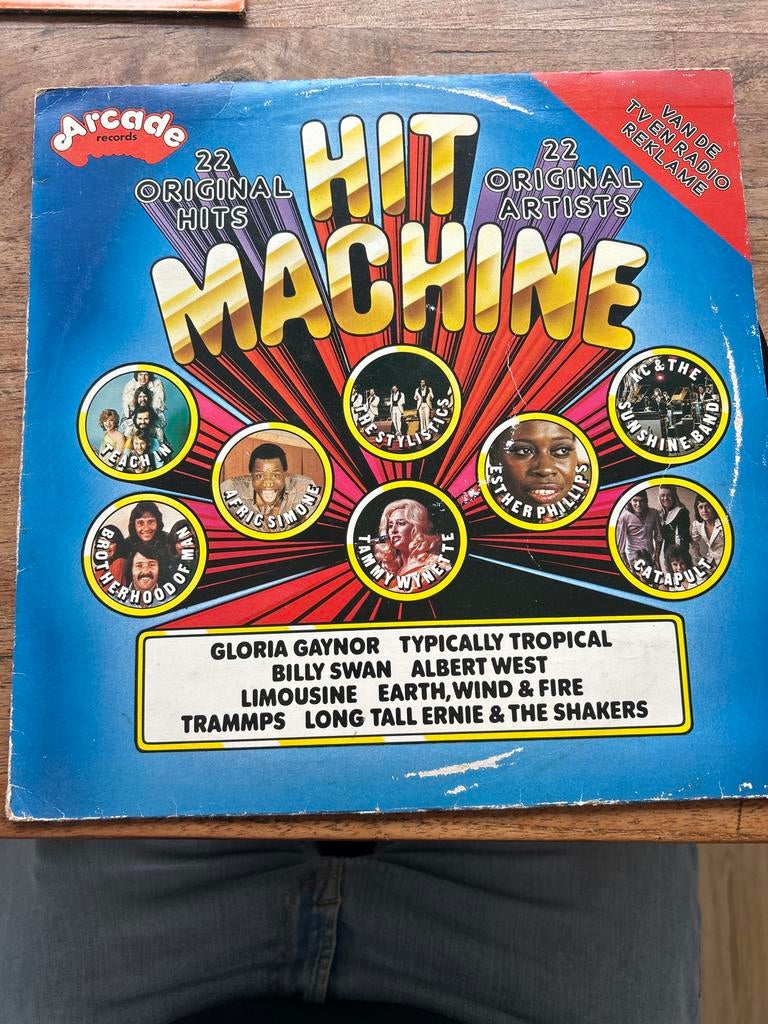 Hit Machine - 22 Original Hits - Arcade Records LP, Complilatie, Ophalen of Verzenden, Gebruikt, 12 inch