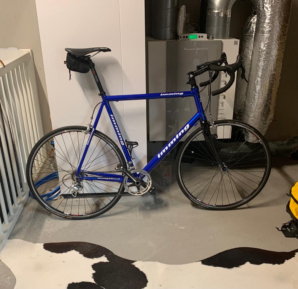 Imming racefiets, 28 inch, Gebruikt, Velgrem, 15 tot 20 versnellingen