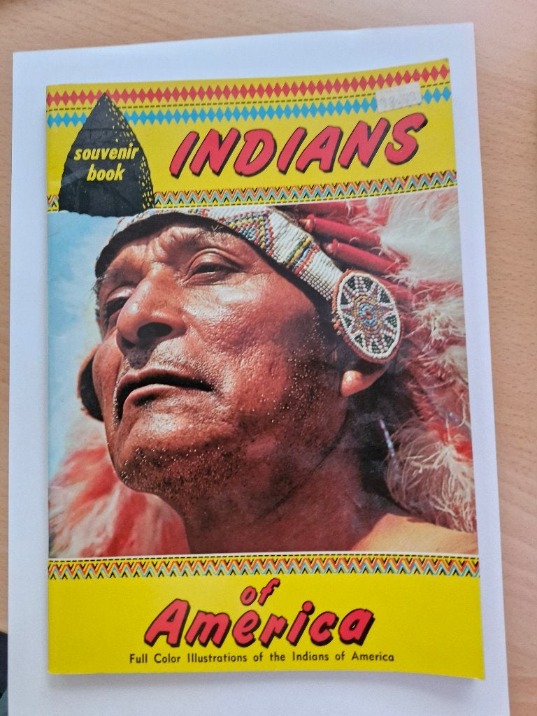 souvenirboek Indianen van Amerika, Ophalen of Verzenden, Zo goed als nieuw, Noord-Amerika, 20e eeuw of later