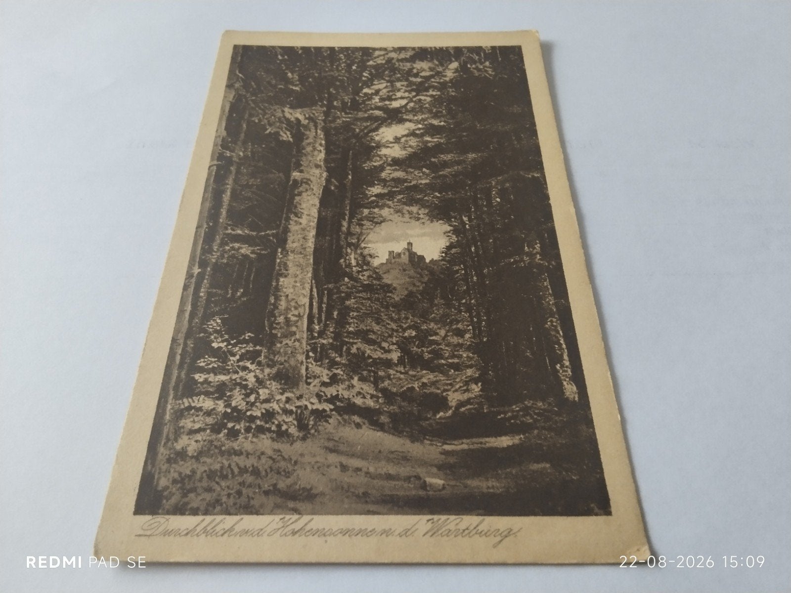 Antieke prentbriefkaart Wartburg kasteel Duitsland, Ophalen of Verzenden, Voor 1920