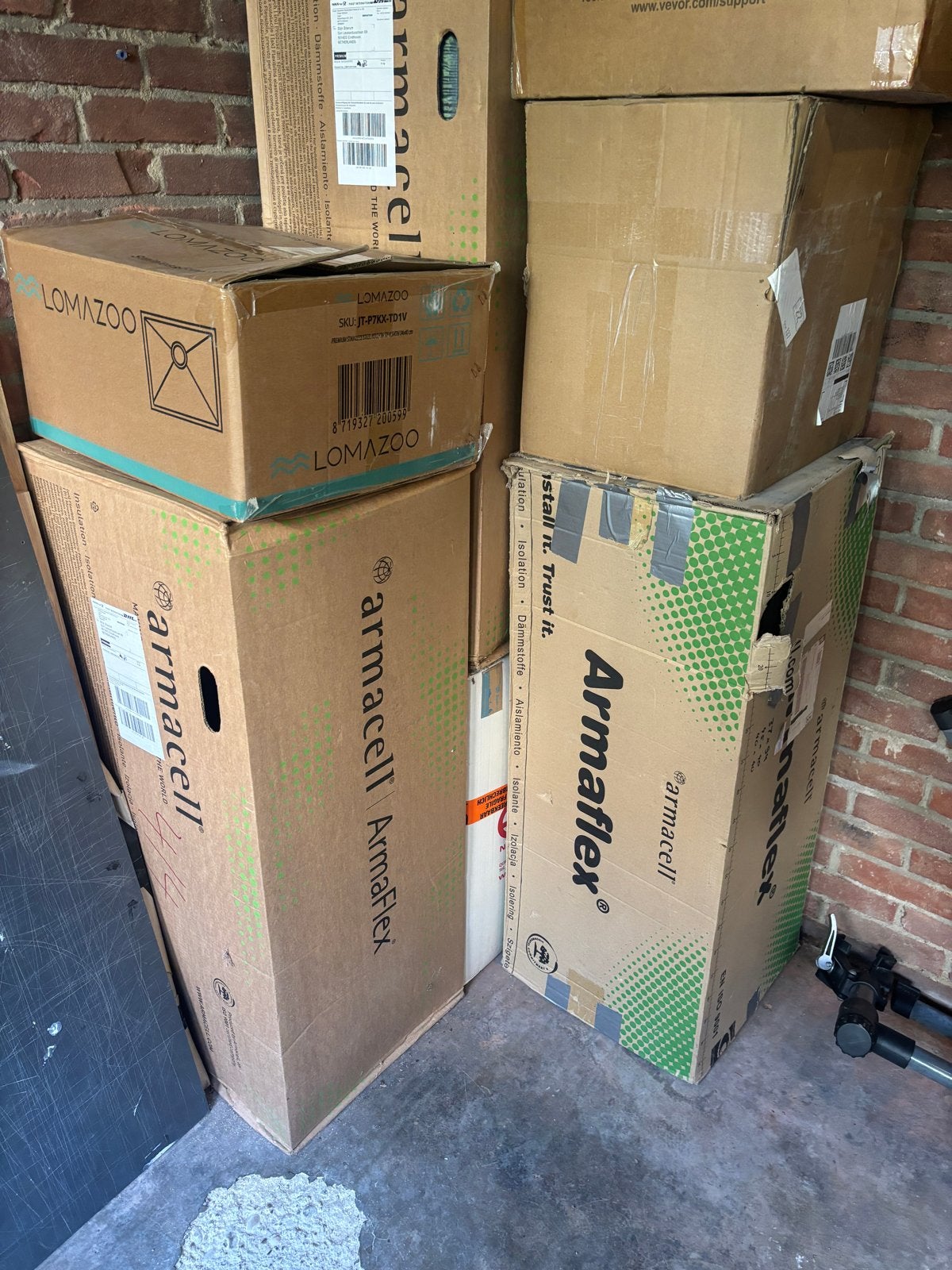 Restant Armaflex en EcoPeg isolatie voor buscamper, Doe-het-zelf en Verbouw, Isolatie en Afdichting, 5 tot 10 m², Zo goed als nieuw