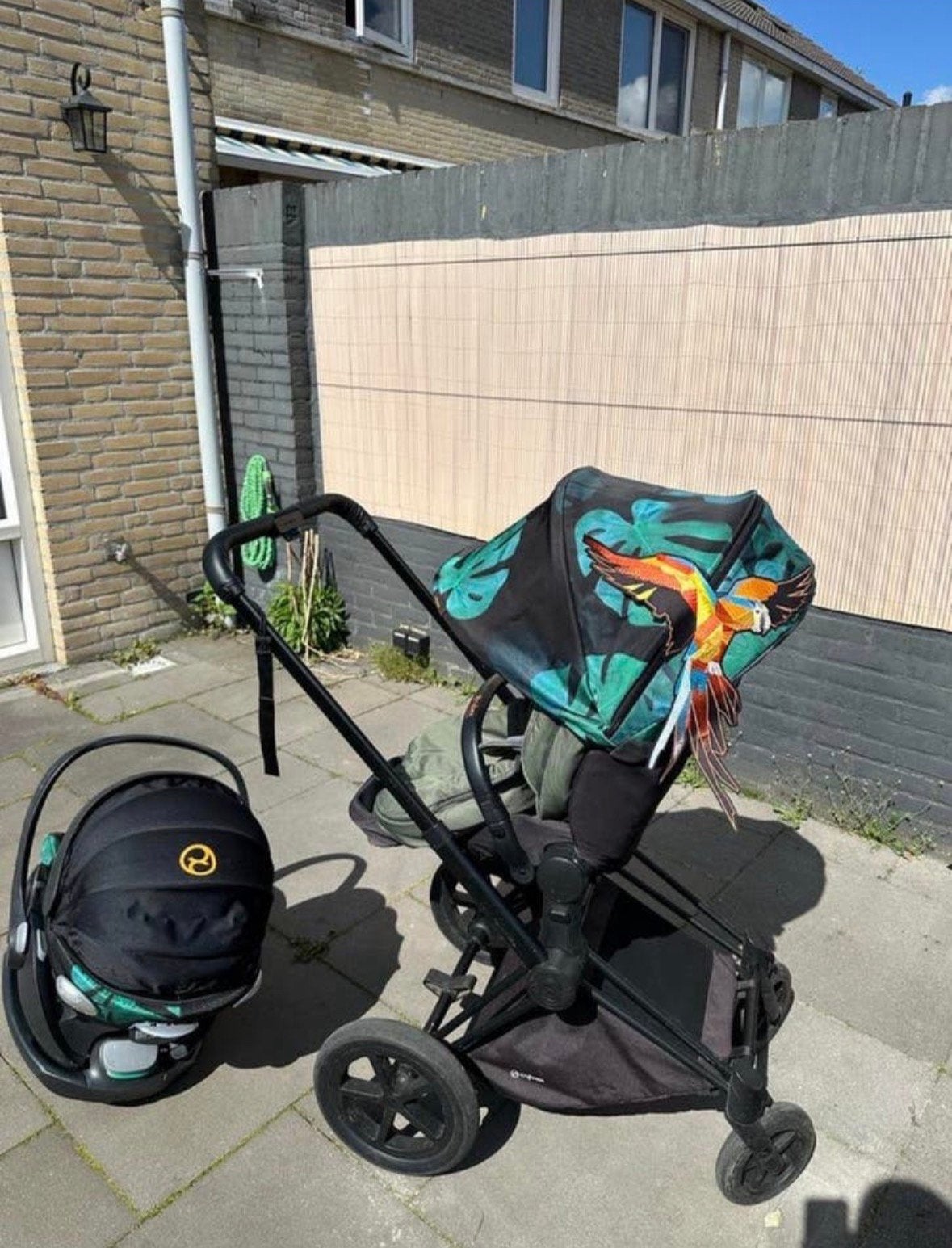 Cybex Priam Combiwagen met autostoel en reiswieg, Overige merken, Ophalen of Verzenden, Zo goed als nieuw, Combiwagen