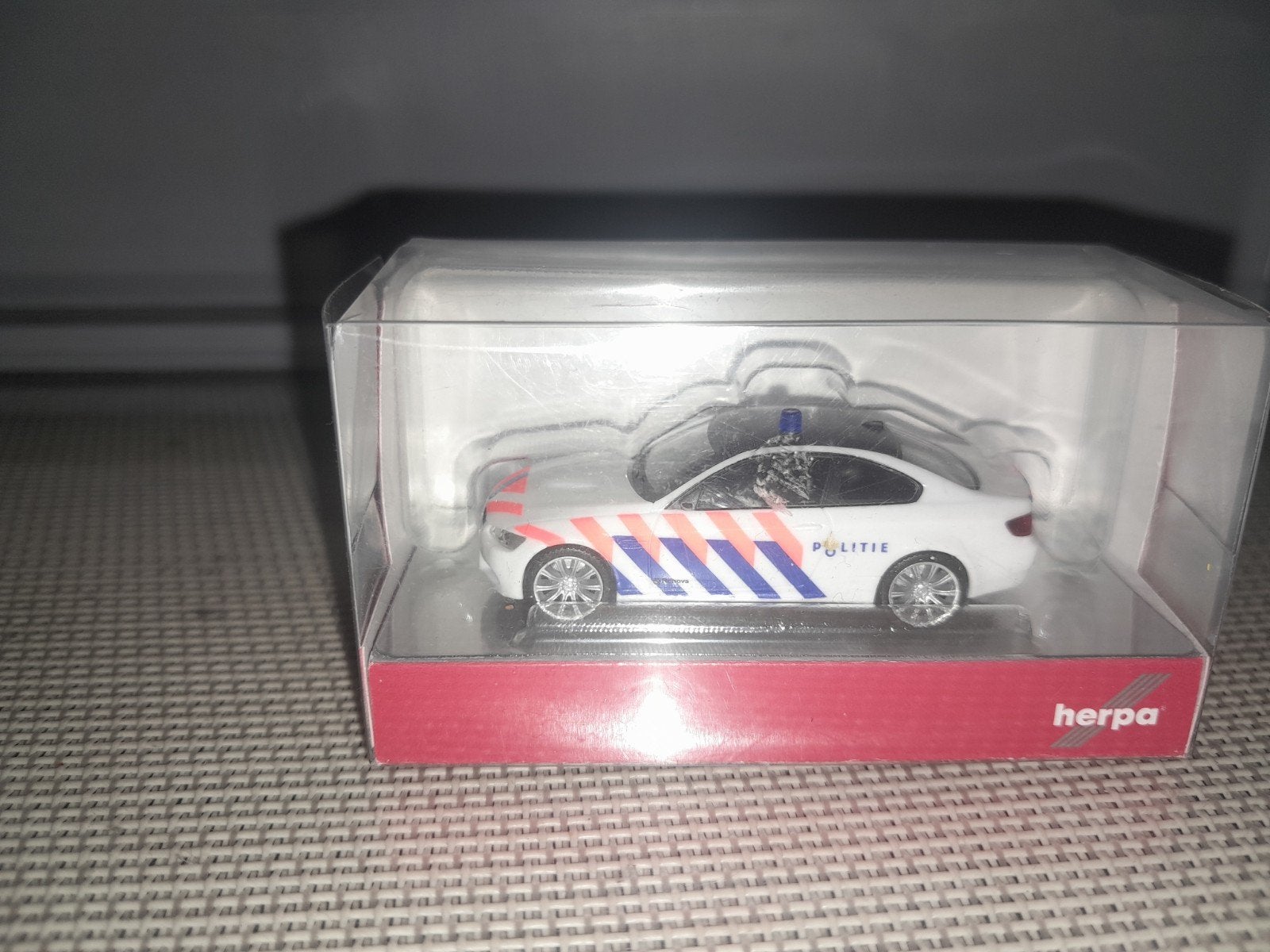 Herpa BMW Politie Auto Miniatuur - Nieuw in Doos, Ophalen of Verzenden