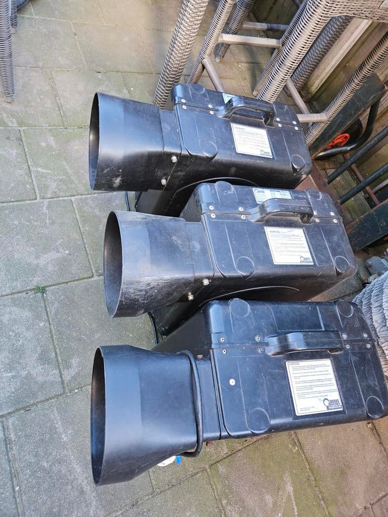 3x Professionele Luchtblazers / Ventilatoren, Ophalen