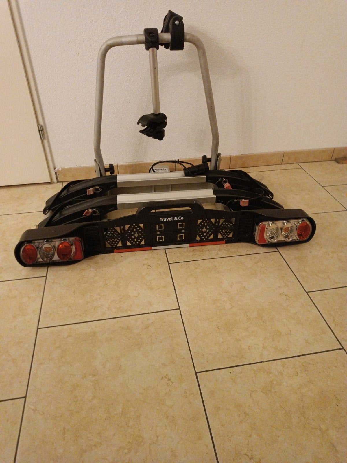 Travel & Co Trekhaakdrager voor 2 fietsen, Auto diversen, Fietsendragers, Gebruikt, Ophalen of Verzenden, 2 fietsen, Trekhaakdrager