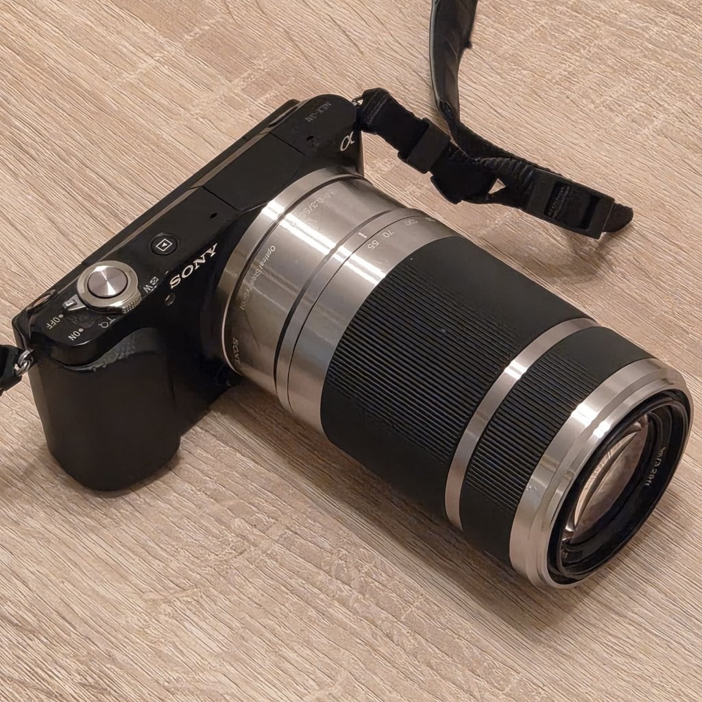 Sony NEX-3N systeemcamera + Sony 55-210mm OSS telelens, Audio, Tv en Foto, Gebruikt, 16 megapixels, Ophalen of Verzenden, Sony