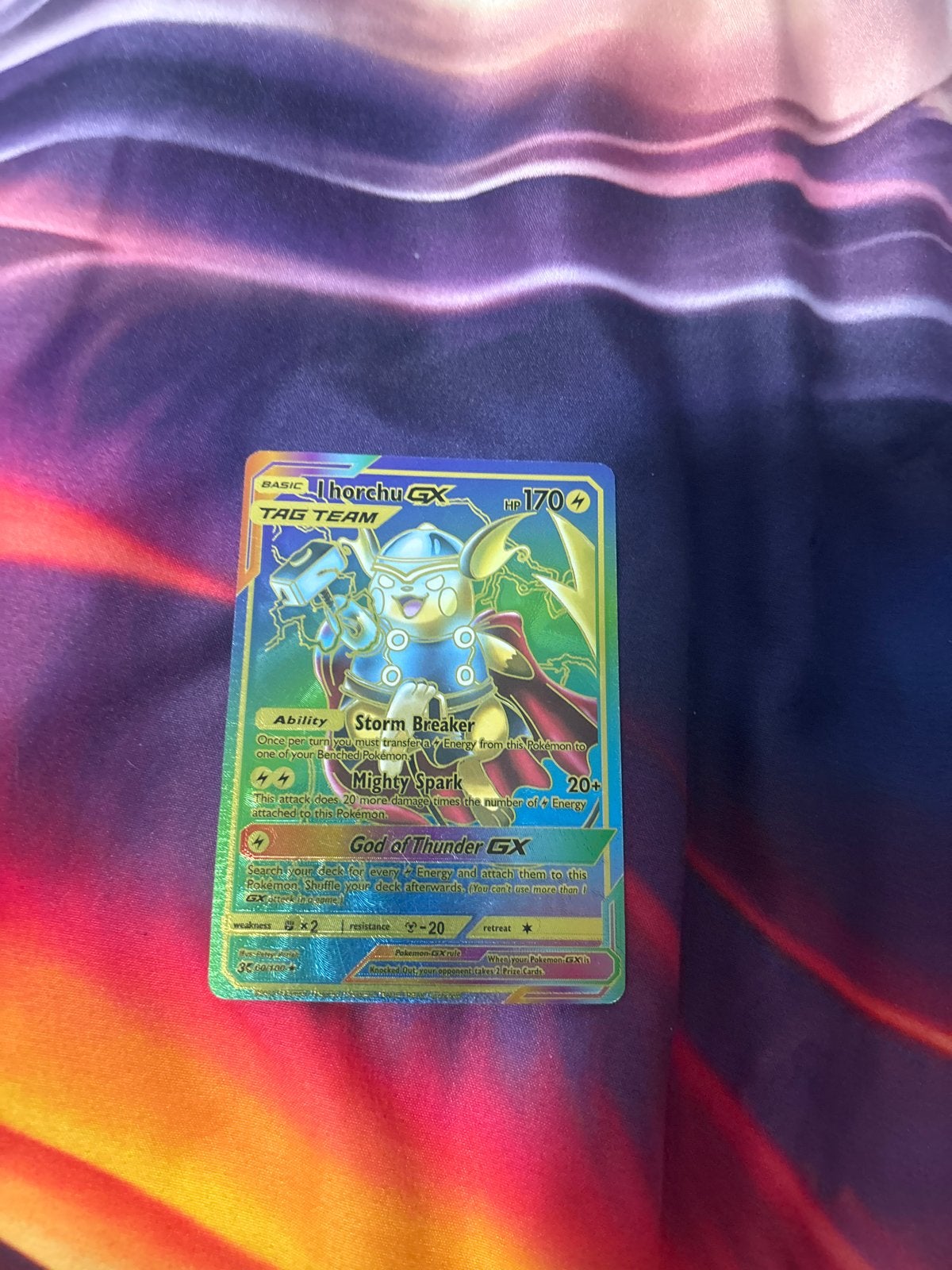 Raichu & Alolan Raichu GX TAG TEAM Pokémon Kaart, Hobby en Vrije tijd, Verzamelkaartspellen | Pokémon, Ophalen, Zo goed als nieuw