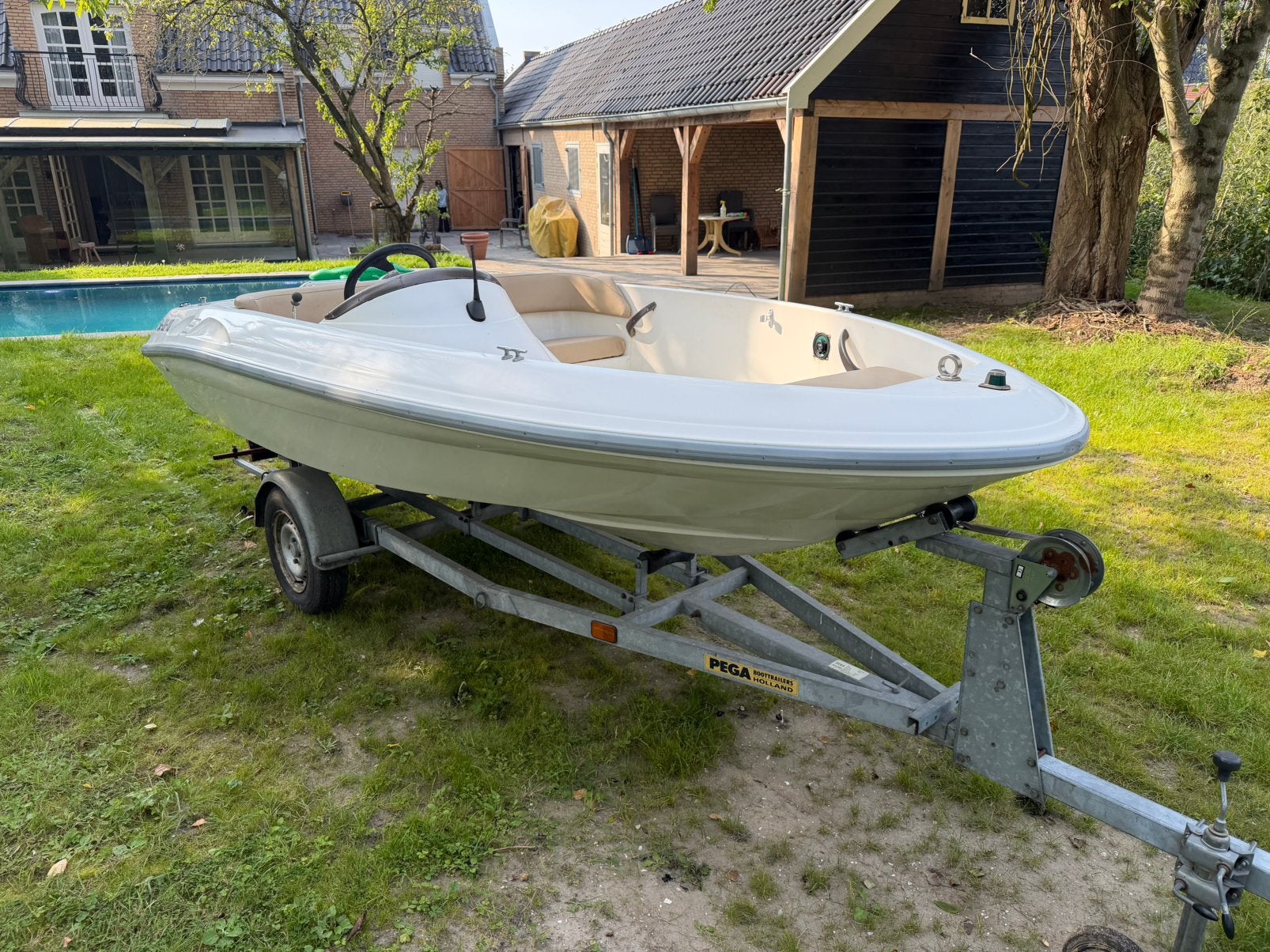 Sea Ray der JETBOOT zeldzaam incl. Trailer, Watersport en Boten, Ophalen, Gebruikt, 4 m, Binnenboordmotor