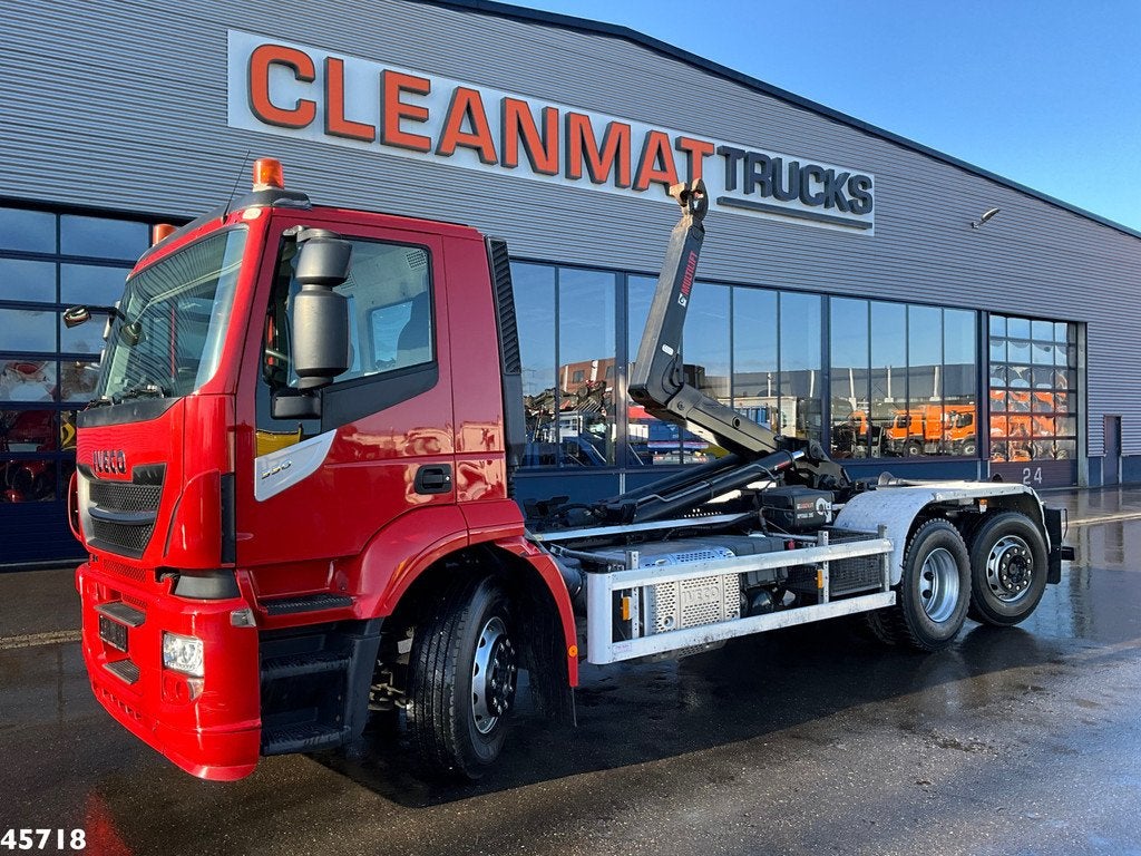 Iveco Stralis AD260S33 Euro 6 Multilift 20 Ton haakarmsystee, Euro 6, Iveco, 330 pk, 2 stoelen