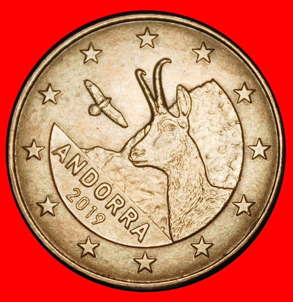 Ⰺ FRANCE AND SPAIN (2014-2025): ANDORRA 5 EURO CENTS 2019!, Ophalen of Verzenden, Overige landen, 5 cent, Losse munt