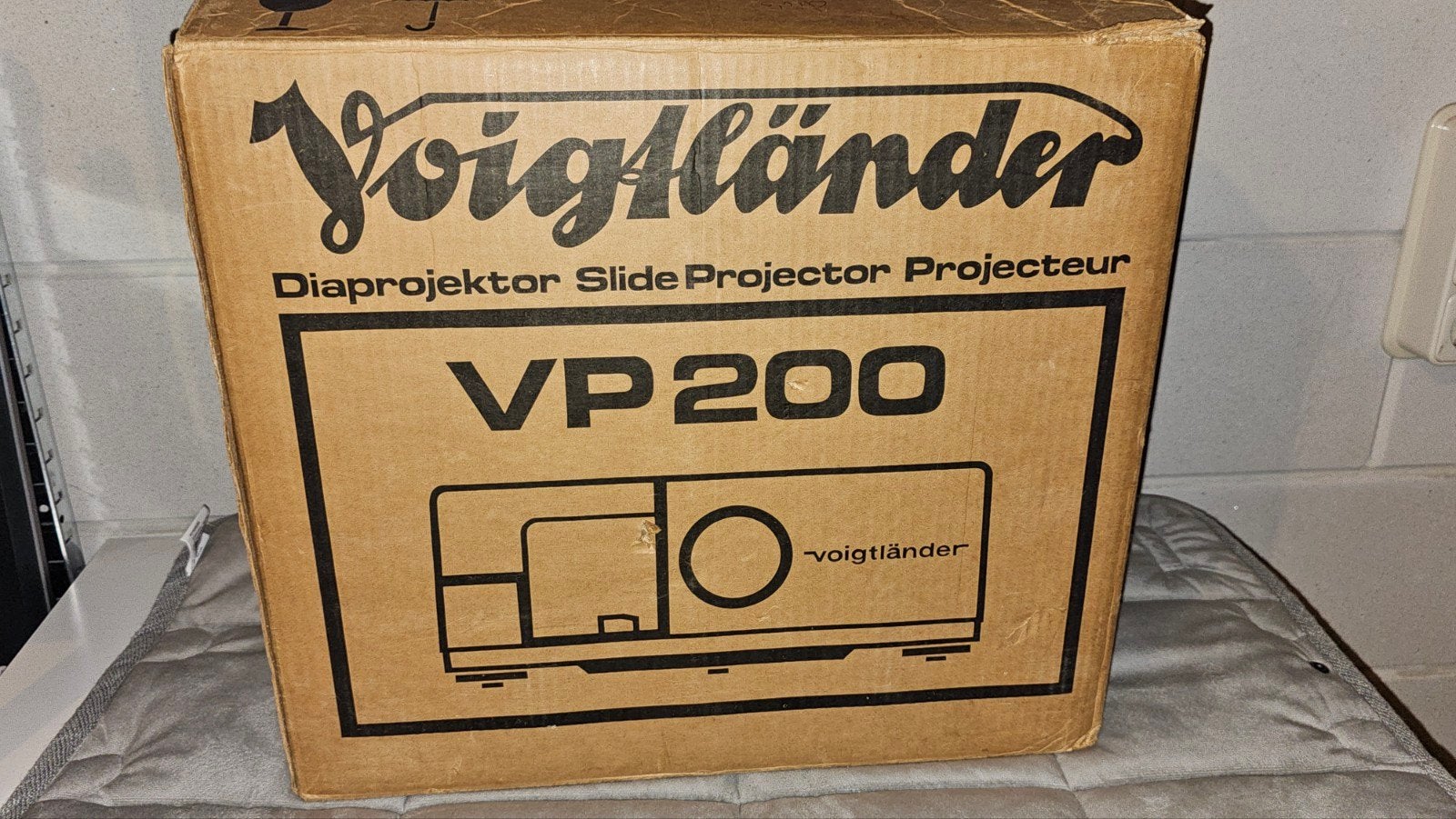 Voigtländer VP 200 Diaprojector - Vintage en Functioneel, Ophalen, Gebruikt, Met scherm