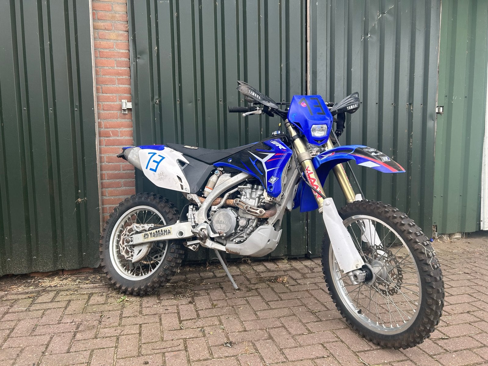 Yamaha WRF450 met supermotard wielen, Motoren, Gebruikt, Particulier, Meer dan 35 kW, Enduro