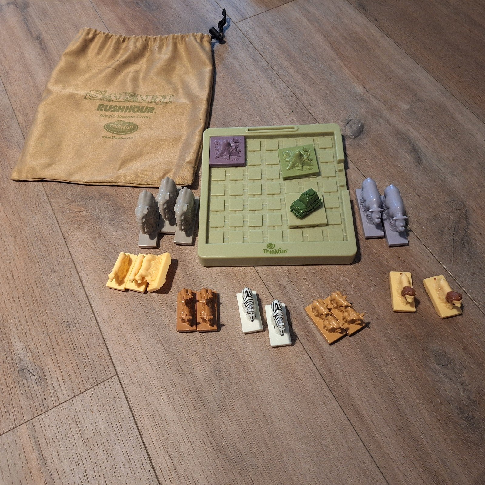 Safari Rush Hour - Jungle Escape Game van ThinkFun, Ophalen, Gebruikt, Een of twee spelers, ThinkFun