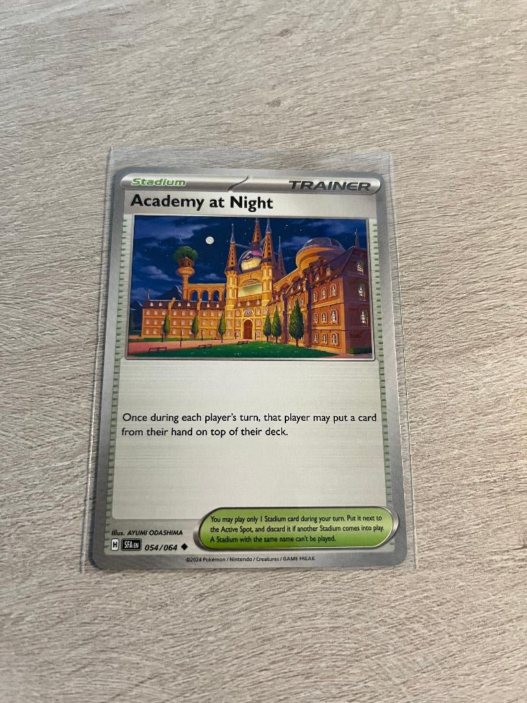 Academy at Night 054/064 Shrouded Fable - Pokémon Kaart, Ophalen of Verzenden, Nieuw, Losse kaart