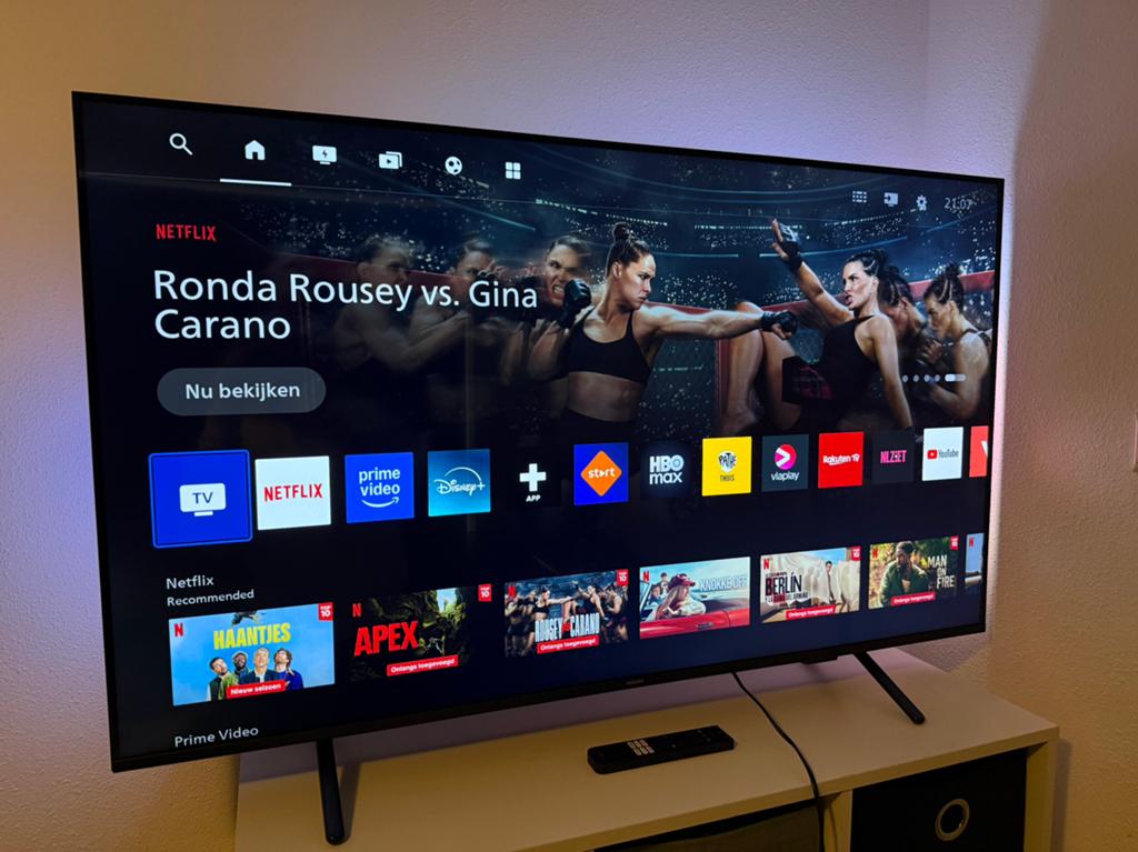 Philips QLED 4K Ambilight Smart TV - 55 inch (2026)+factuur, Philips, QLED, 50 Hz, Ophalen of Verzenden