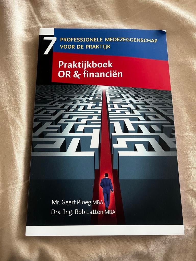 Praktijkboek OR & financiën - Professionele Medezeggenschap, Ophalen of Verzenden, Zo goed als nieuw