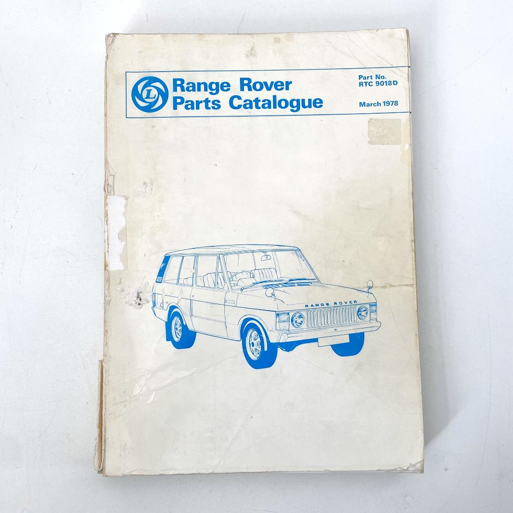 1978 Range Rover parts catalogue, Verzenden