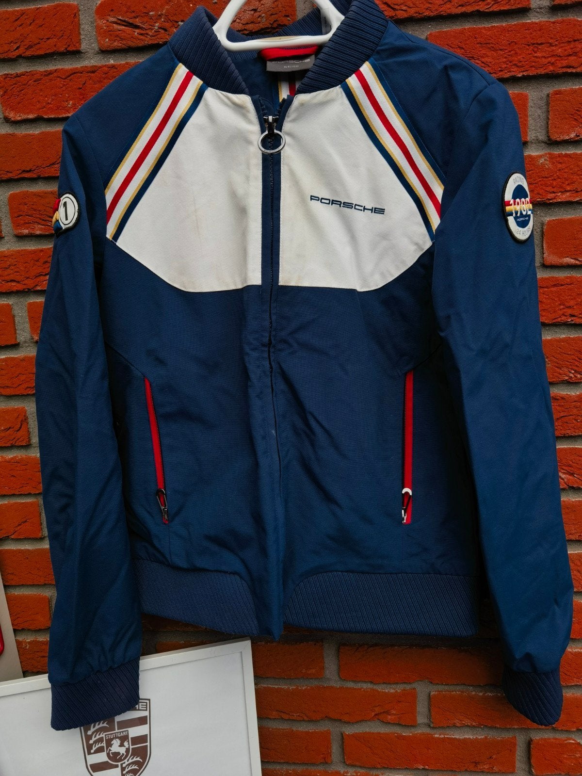 origineel unisex porsche jasje / porsche vest, Maat 48/50 (M), Zwart, Ophalen of Verzenden, Zo goed als nieuw